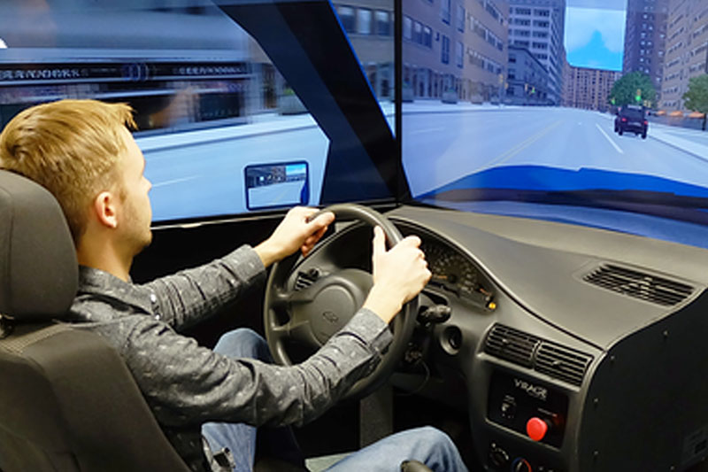 Emergency Handling Simulated Driver Training